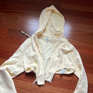 Zara crop hoodie